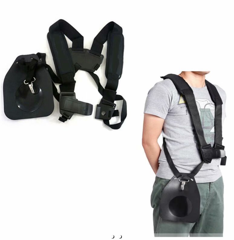 厂家直销割草机背带双肩背带单肩背带布肩垫硬档板中档双肩背带