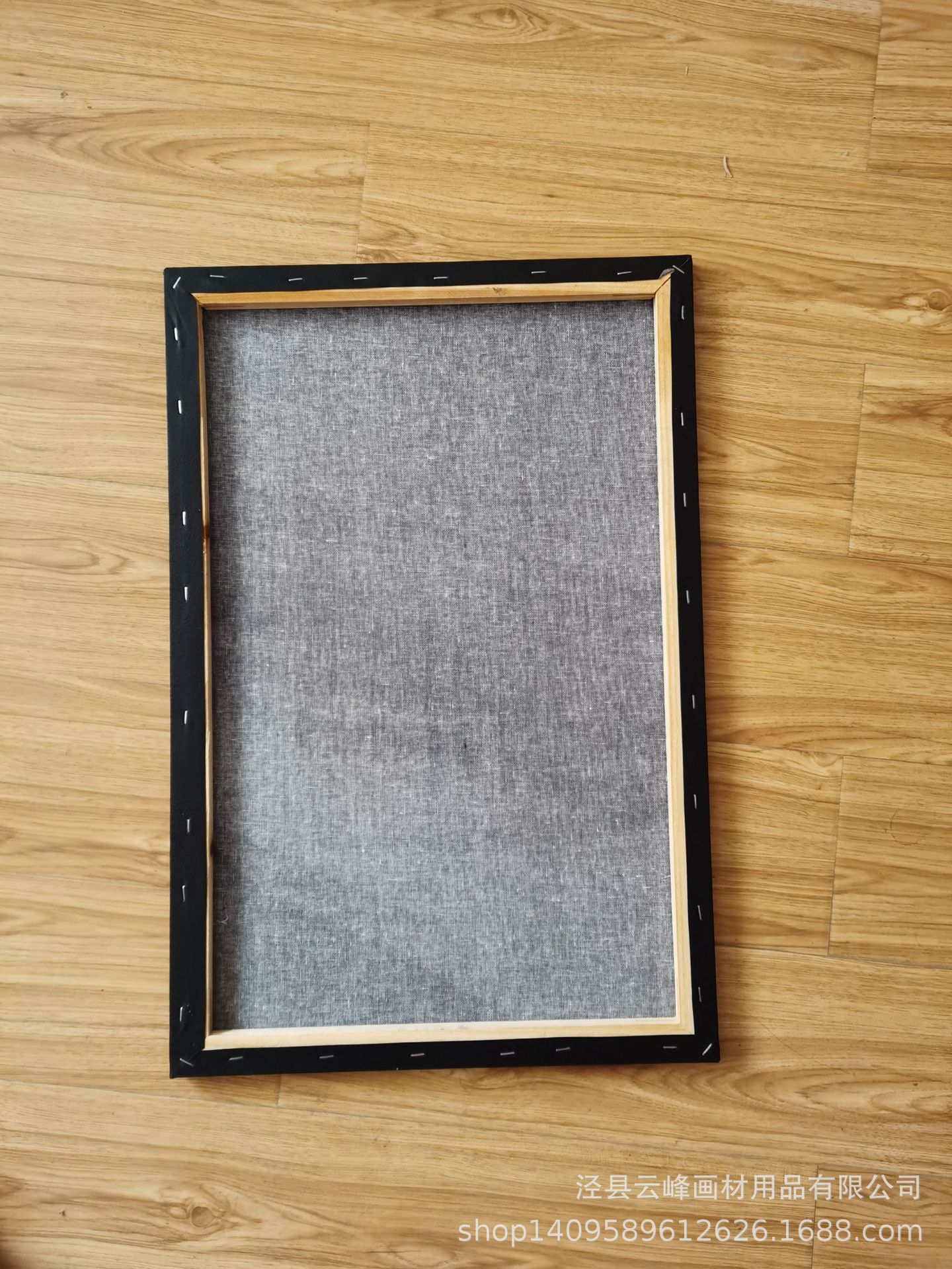 Suministro directo de fábrica material de pintura Marco de imagen de estilo europeo óleo pintura marco puro negro lienzo 280g puro algodón puro madera acrílico revestimiento