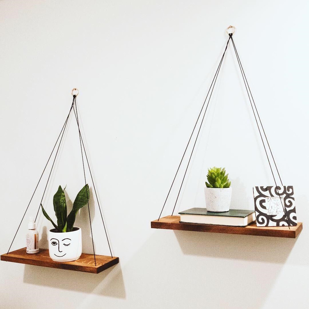 Ahora simple hogar pared decoración colgante cuerda almacenamiento rack decoración almacenamiento rack ins nórdico colgante de pared colgante