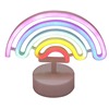 LED rainbow decorations for bed, creative night light for bedroom, internet celebrity