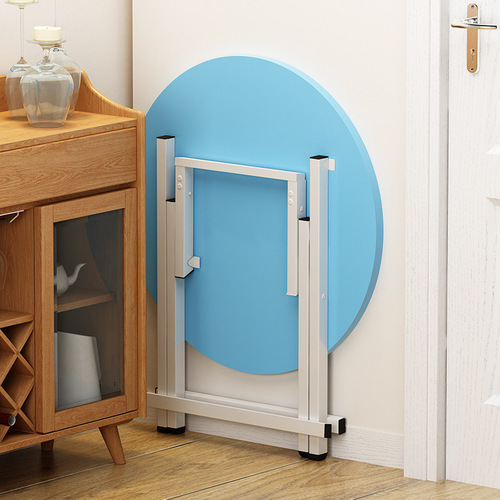 Factory Direct Sale One-Time Delivery Round Simple Foldable Tabletop Table Children Outdoor Dining Table