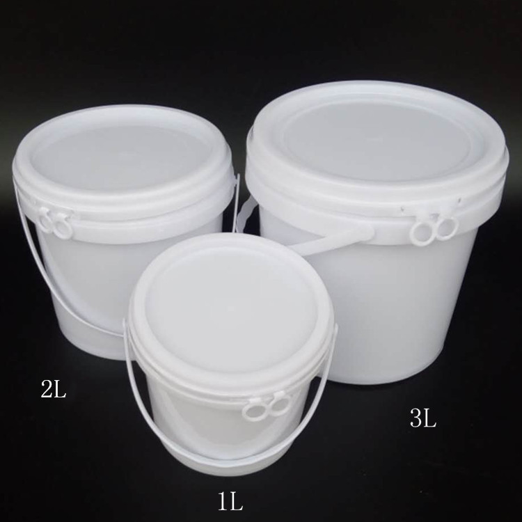 1公斤通用包装涂料桶 各种规格塑胶桶 广口圆形化工桶现货供应