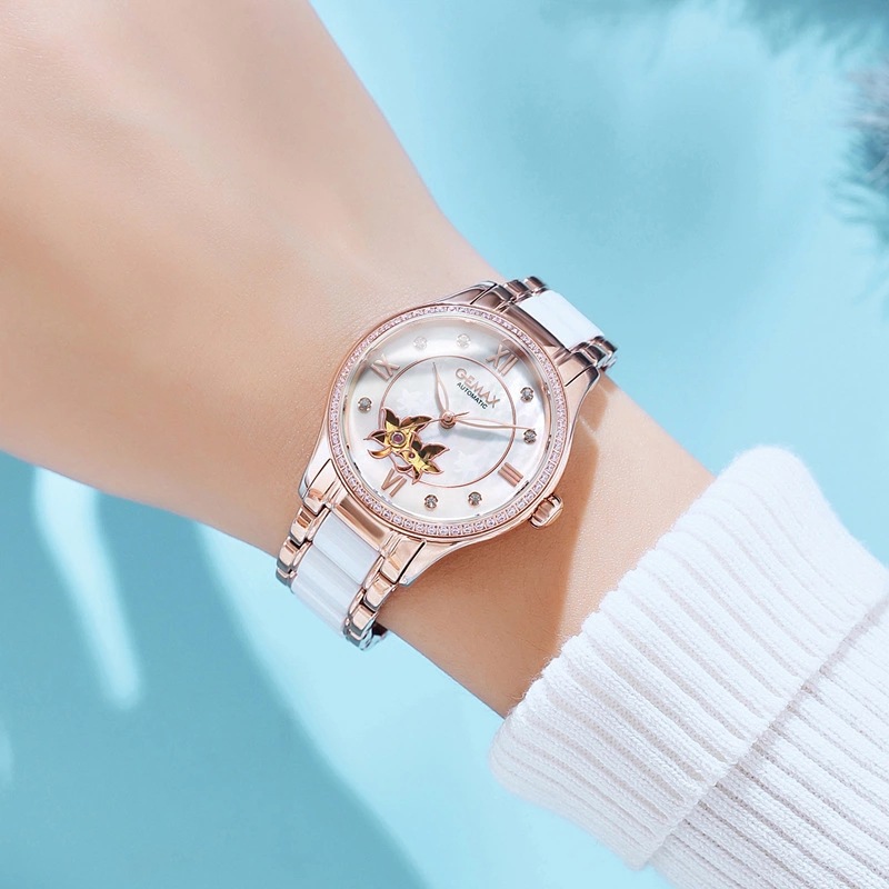 Swiss Women's Watches Have a High-End Feel, Ceramic Watches for Women Are Waterproof and Have a High Aesthetic Appeal, Mechanical Watches for Women Are Fully Automatic and Simple