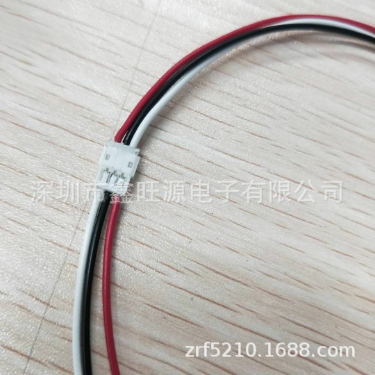 ZH1.5端子线  一头1.5端子2P一头剥皮上锡   公母对插，空接
