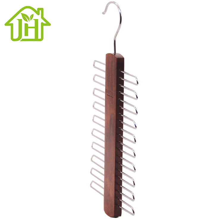 Corbata de madera maciza percha de ropa cinturón de corbata para hombres cinturón bufanda de seda gancho de múltiples pechos percha de ropa percha de almacenamiento
