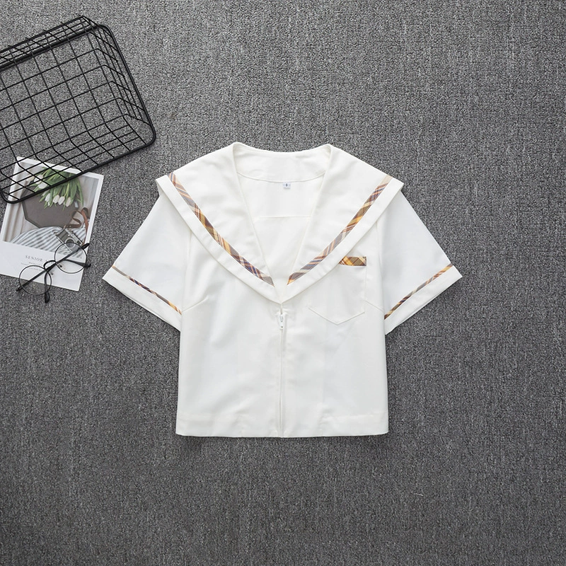 Гора & дует костюм для моряков Женский летний школьный ветровый факультет JK Короткие рукава для моряков Униформа для студентов