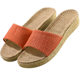 High-heeled new home sandals wholesale home indoor non-slip rubber slippers ladies slippers wear-resistant