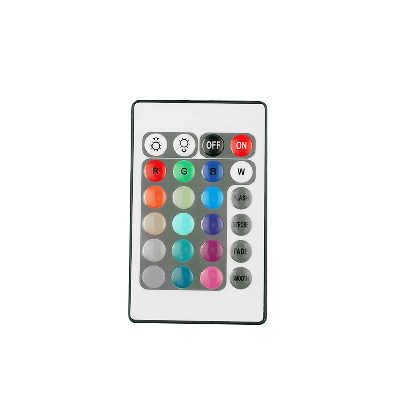 LED мини RGB контроллер, инфракрасный 24 клавиши, вход DC, разъём 4PIN female, инфракрасная головка с удлинителем