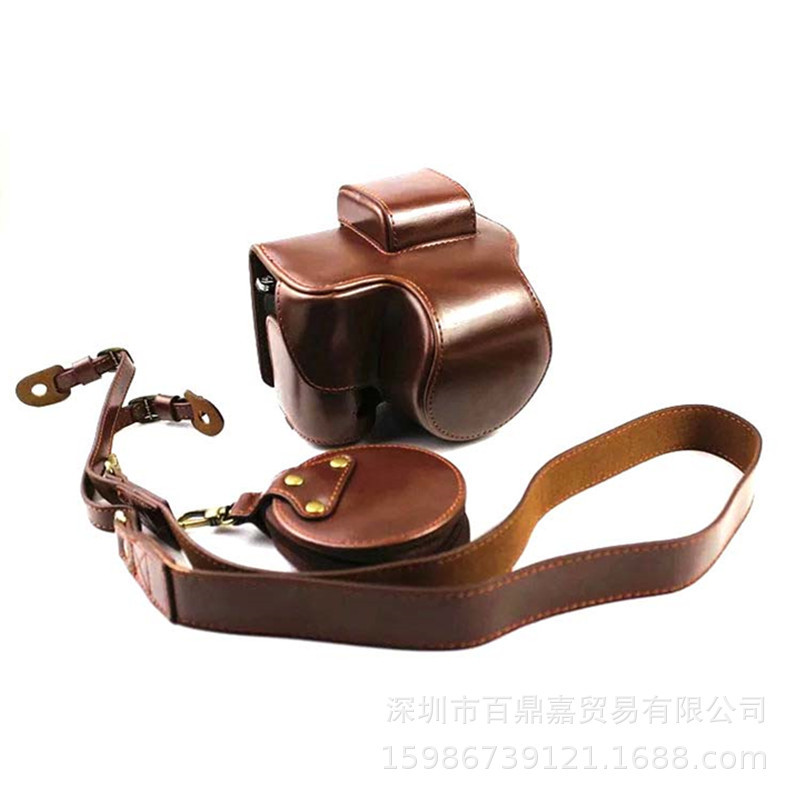 Suitable for Nikon Z50 leather case Z50 special micro single camera bag camera bag shoulder bag can directly take the battery