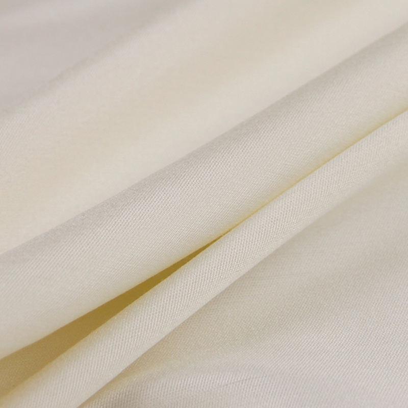 Tela de mezcla de lana y seda, twill de seda y lana de 35 momme, 140 cm de ancho, tela rígida para trajes, chaquetas y vestidos, en stock.