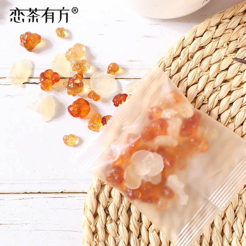 Комбинация персиковой жвачки, снежной ласточки, сапонина и риса 15г/упаковка (отдельная малая упаковка)