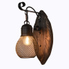 Retro creative coffee wall sconce for living room for corridor, American style