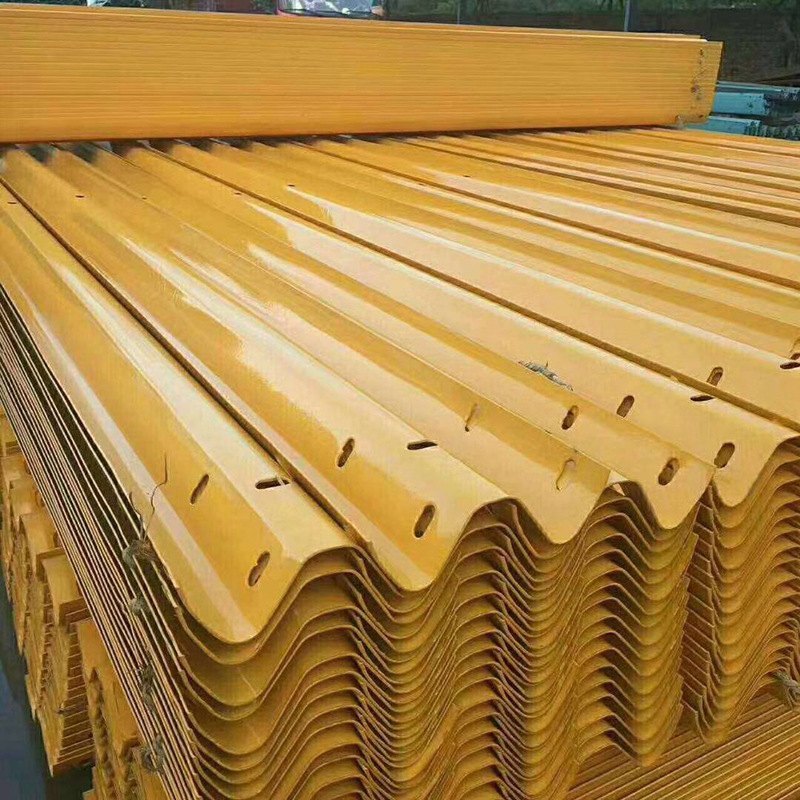 Highway Corrugated Guardrail Traffic Safety Facilities Three-Wave Guardrail Plate Entity Manufacturer Customized Anti-Collision Guardrail