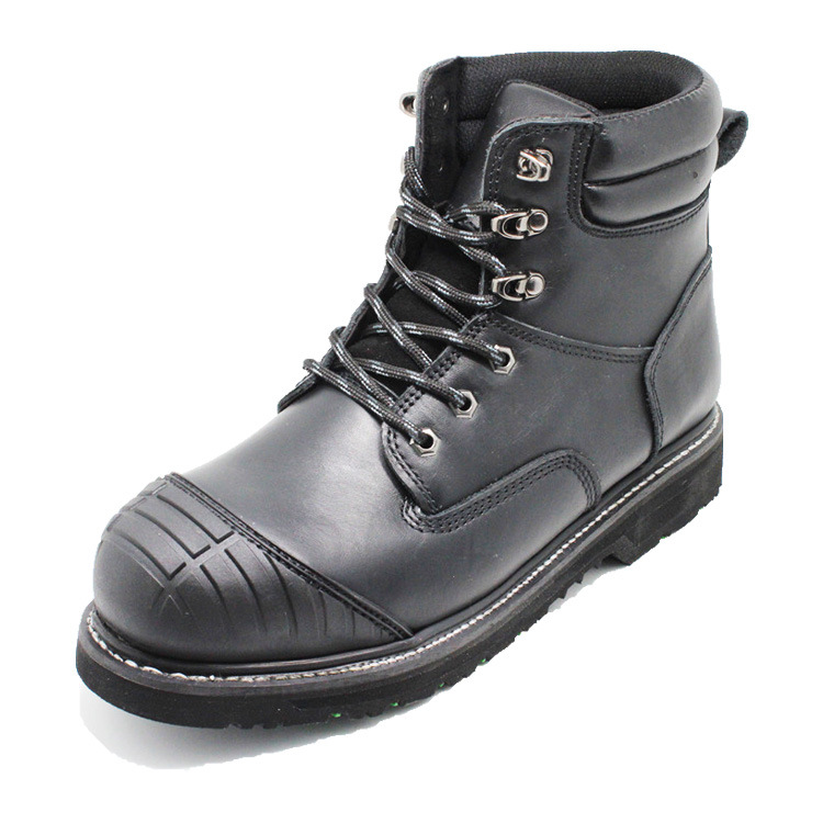 光面真皮防护劳保鞋  【500双起订】