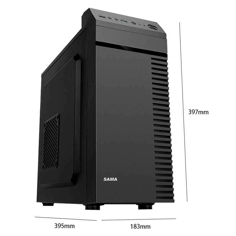 Портативный деловой компьютерный корпус Sama/ Shangying (черный) USB3.0/поддержка материнской платы M-ATX