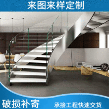 热弯玻璃楼梯扶手玻璃定制异形电加热钢化玻璃超白夹丝玻璃定做