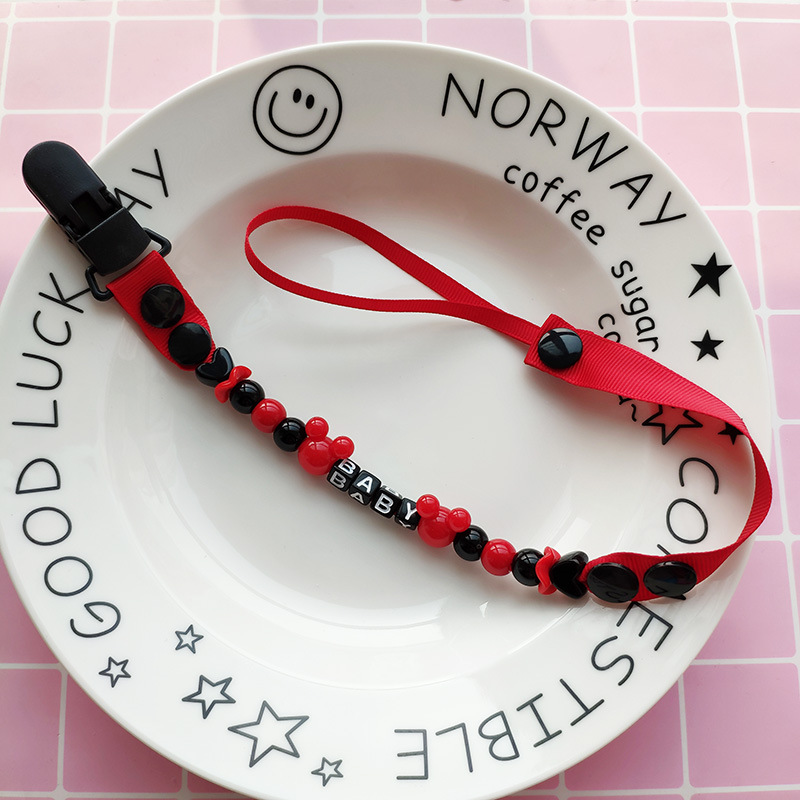 Bebé mordedor cadena anti-caída chupete cadena anti-Perdida mordedura infantil cadena anti-caída juguete cinturón anti-pérdida