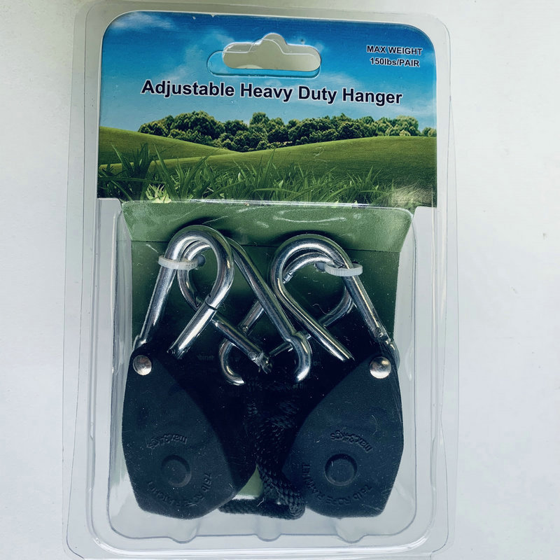 1/8 suministros al aire libre lámpara cuerda de elevación cordón cuerda de tracción polea hebilla regulador lámpara LED dosel cuerda de viento cuerda colgante
