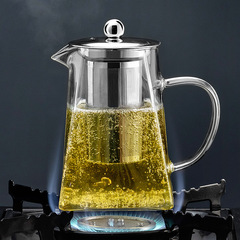Heavenly Joy Tea Set Tea Ware Set Household Electric Ceramic Stove Tea Kettle High-Temperature Resistant Thick Glass Water Kettle Small Bubble Tea Kettle