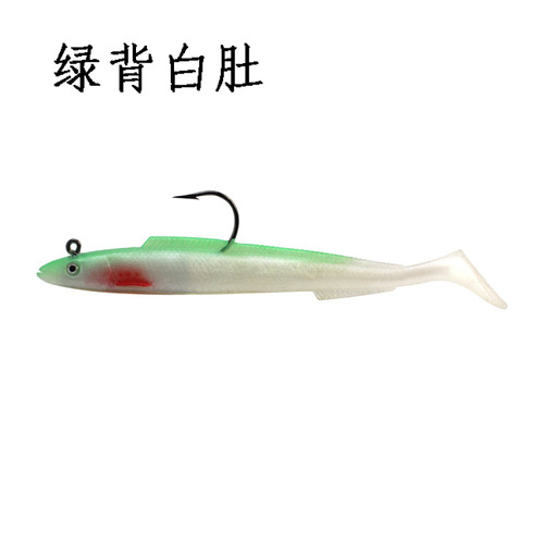 Five-color electric eel package lead fish lure bait 10cm10g/15cm30g laser soft bait trolling black bait
