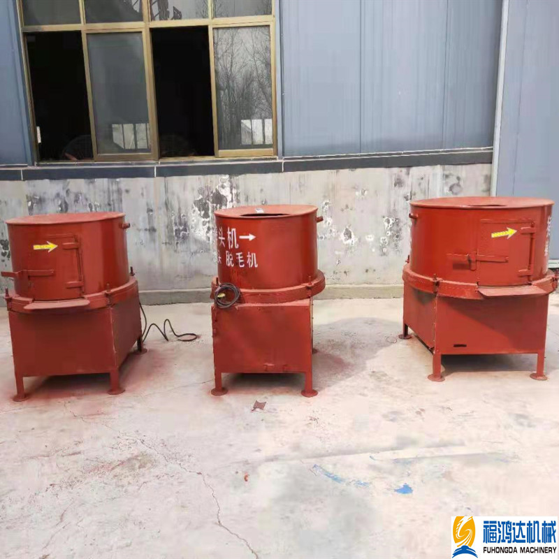 猪头蹄脱毛机器 小型猪蹄去毛设备 福鸿达猪蹄打毛机