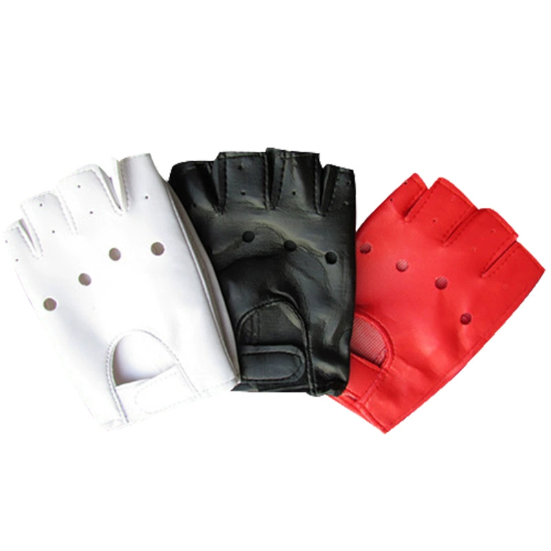 Children's white gloves for early age, fingerless