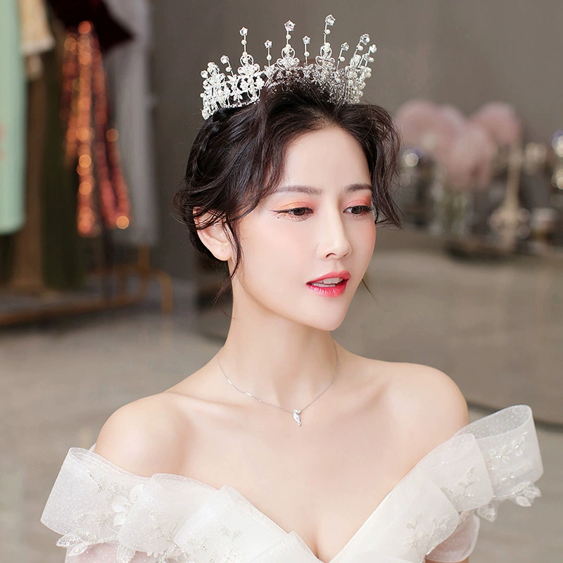 Hg1267 Новый Xianmei невеста сладкая корона свадебное вечеринное платье принцессы модель женщины