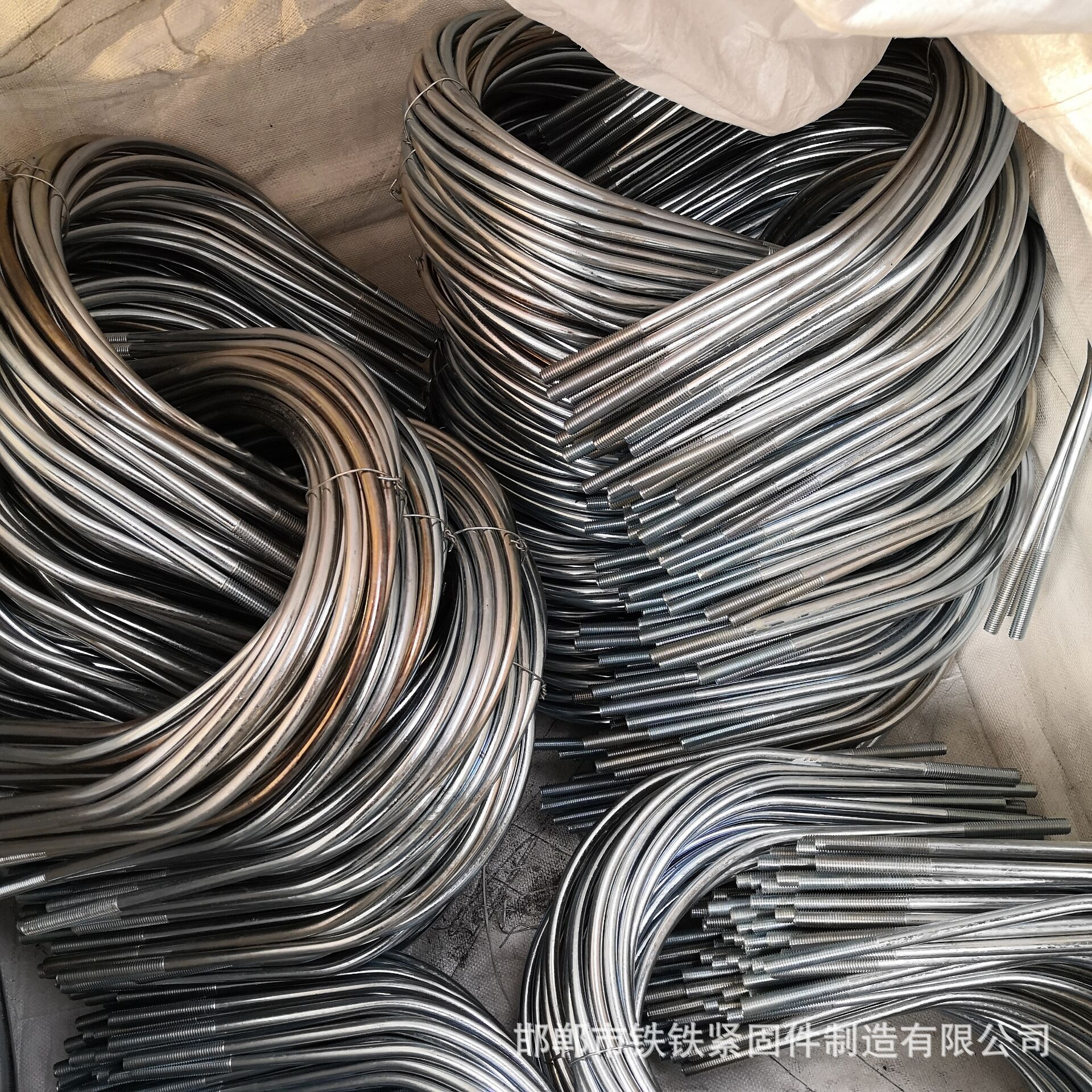 厂家现货大规格镀锌管卡U形螺栓骑马螺丝加宽加长16*500宽*800高