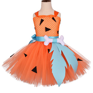 Ůͯ�f�}������B��ȹ flintstones bone tutu dress�������^ͯ�b