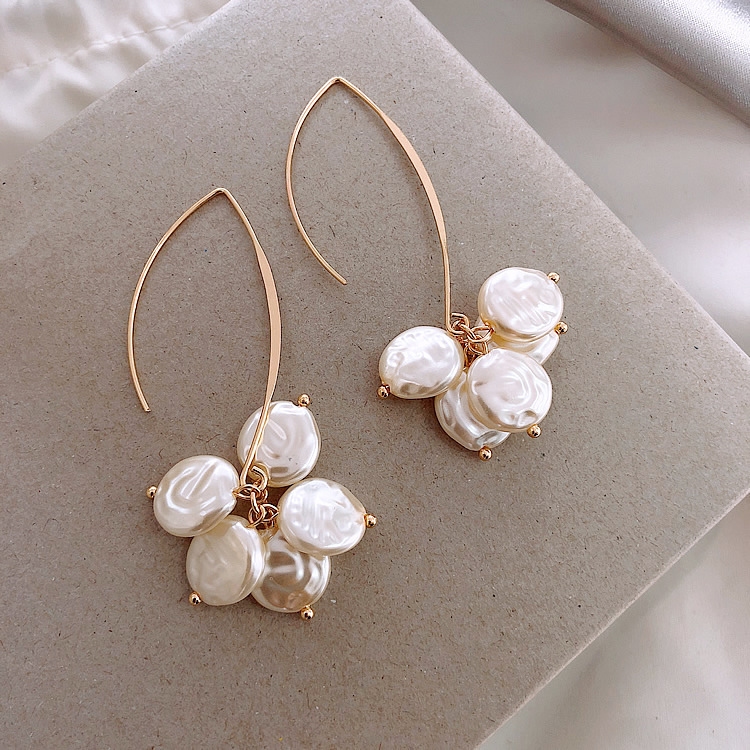 Elegant brand summer trend earrings pearl