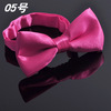 Children's bow tie, colored flower girl dress for boys