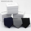 Classic suit, colored tie, 8cm, 10 colors