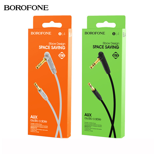 BOROFONE 菠萝风 BL4 适用电脑耳机3.5mm线控麦克风AUX音频线新品