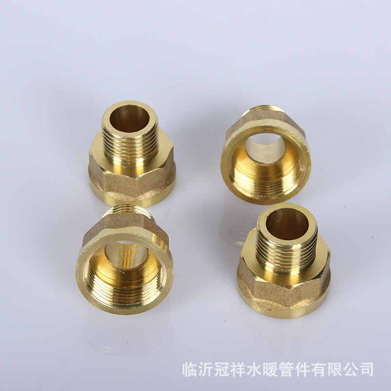 4外6内转接头纯铜变径头壁挂炉铜转换接头内外丝直接铜内外丝直接