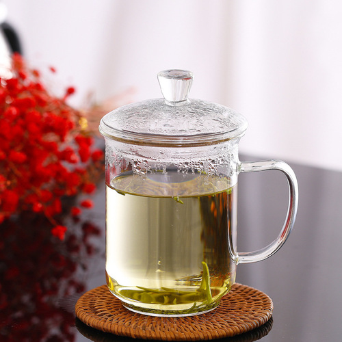 Zhenqi wholesale office cup household glass tea cup conference office water cup wholesale gift glass