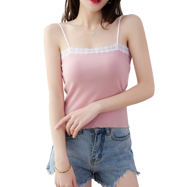 Lace base bra top
