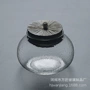 锤纹日式磨砂木塞茶叶罐