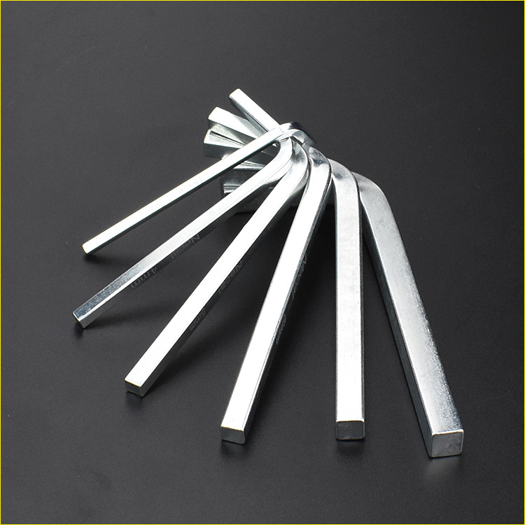 Llave cuadrada de cuatro esquinas interior tipo L 4 Destornillador cuadrado de boca cuadrada destornillador especial de cuatro filos 345678M