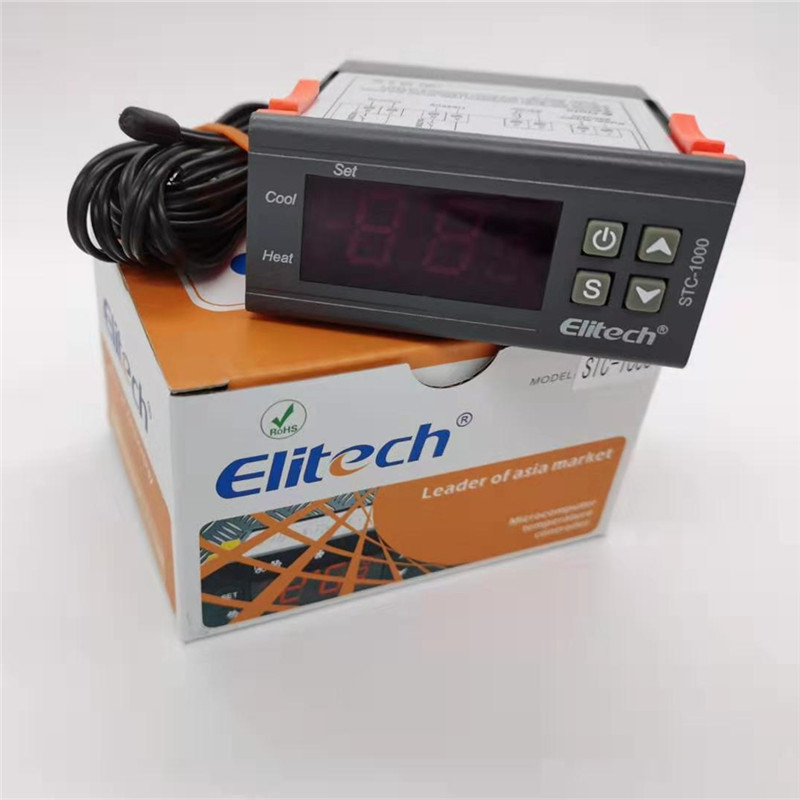 Jingchuang STC-1000 seafood machine thermostat constant temperature cabinet special controller refrigeration and heating conversion controller