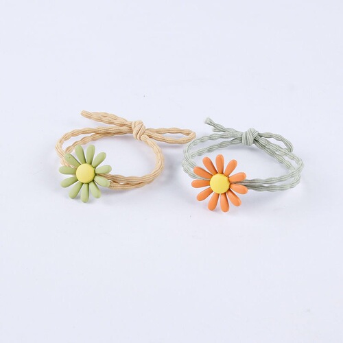 Korean-style Hyuna style sweet little daisy hair band cute hair rope hair rubber band headband Mori girl versatile women's hair accessories