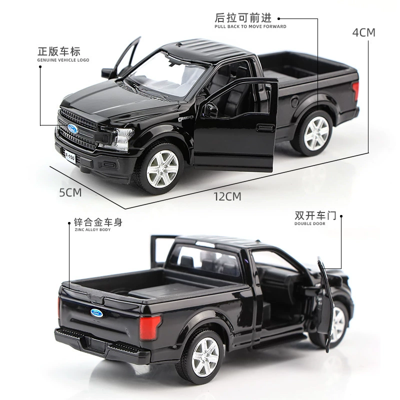 马珂垯 Warrior, truck, metal car model, realistic toy car, scale 1:36