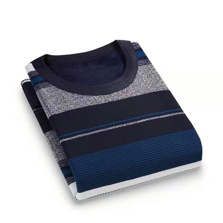 Street Stall Hot-selling Clothing Plus Size Men's Velvet Warm Woolen Sweater Miscellaneous Men's Cashmere Sweater Low Price Wholesale