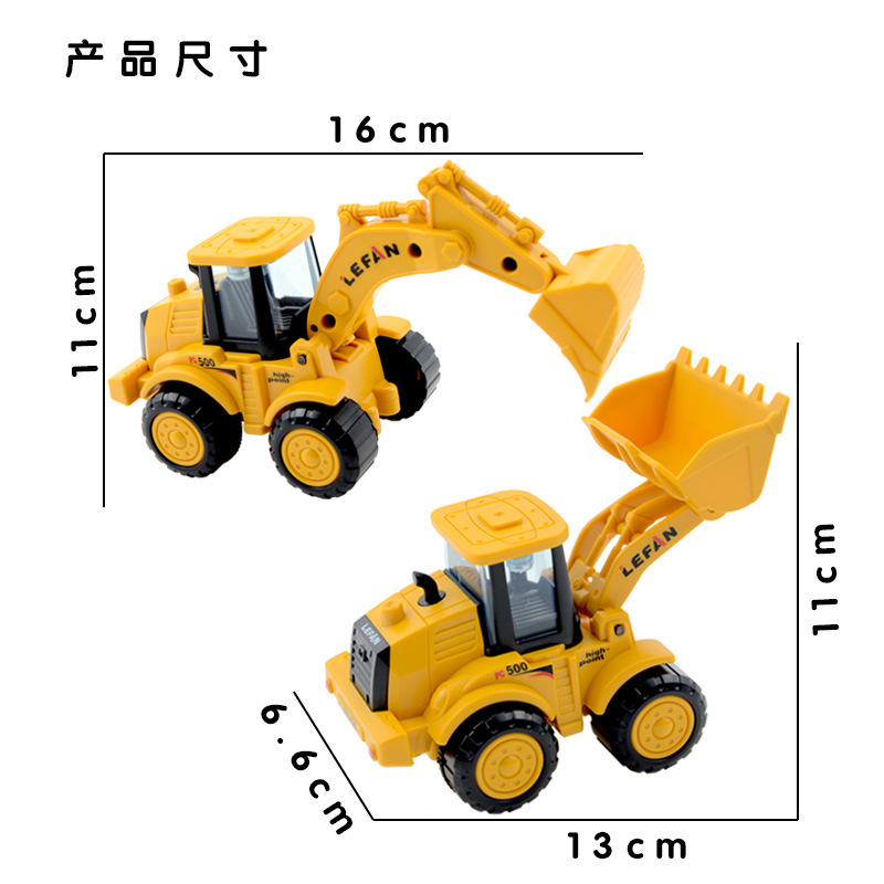 Bebé juguete coche niño bulldozer inercia ingeniería coche niño excavadora coche niño modelo excavadora