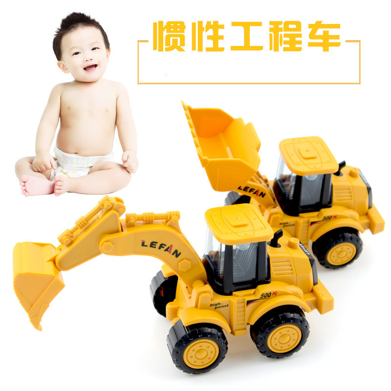 Bebé juguete coche niño bulldozer inercia ingeniería coche niño excavadora coche niño modelo excavadora