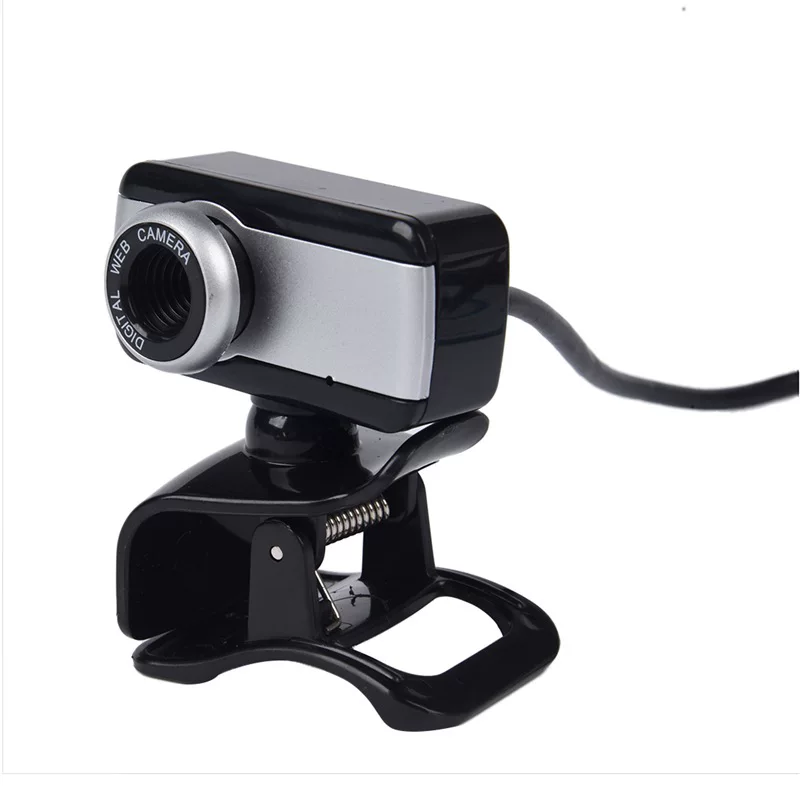 CCTV camera, laptop, microphone