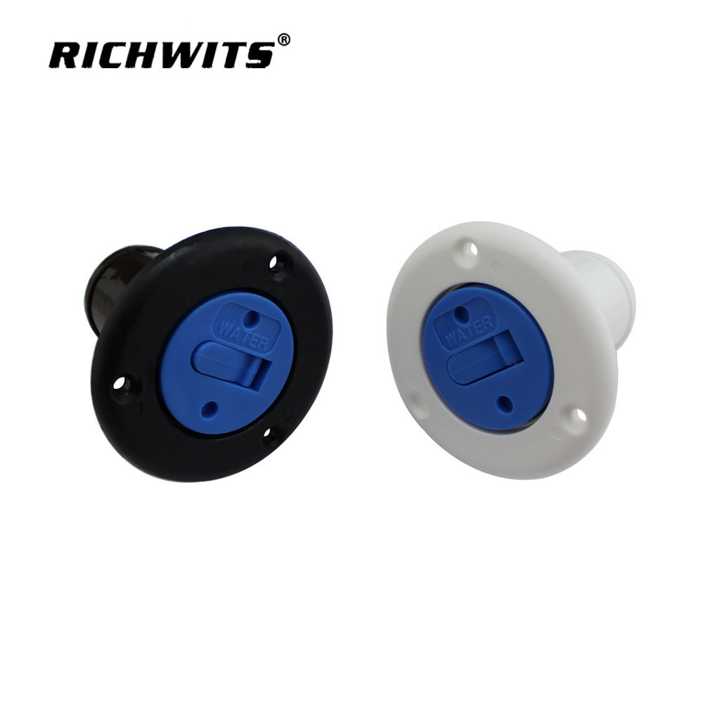 RICHWITS   ABS黑 白塑料水舱盖  加油加水口 注水口 38mm