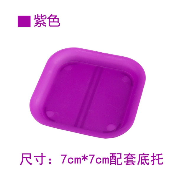 7*7 cushion purple