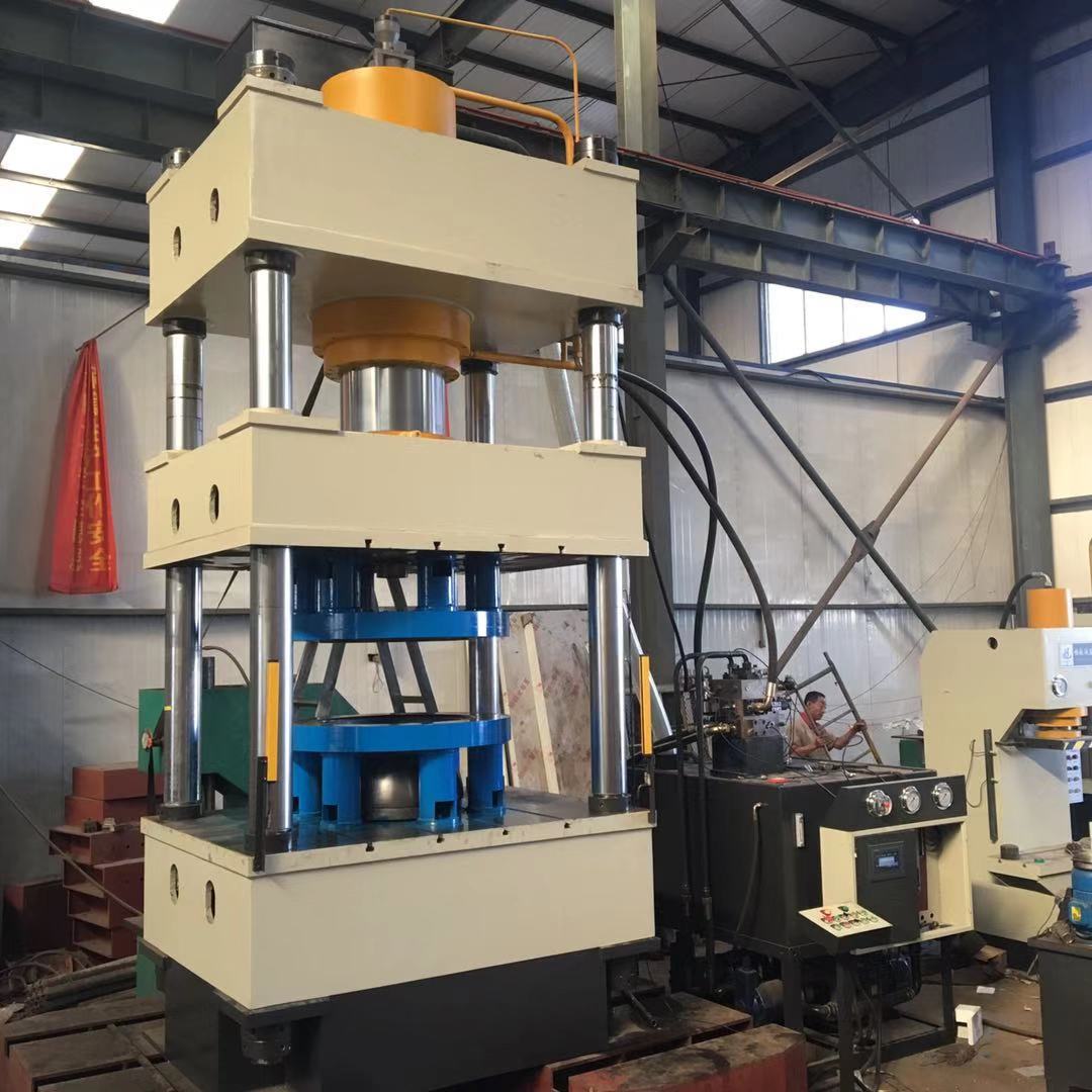 厂家订制 32-630吨三梁四柱 工业封头拉伸机 不锈钢猪食槽拉伸机