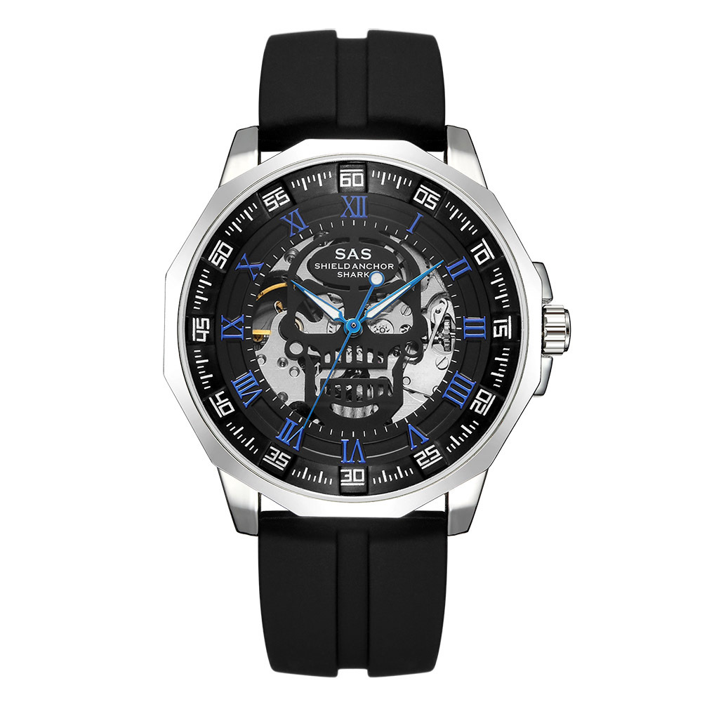 Foreign trade best selling men's hollow mechanical watch a generation of men's watch fashion tide luxury explosions steel band watch men