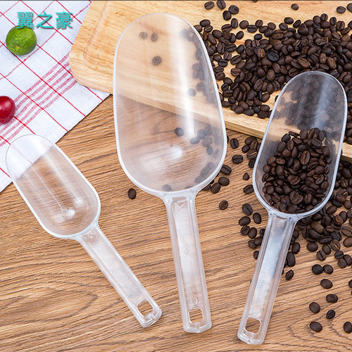 Food-grade PC plastic ice scoop, supermarket flour scoop, grain scoop, dry fruit snack scoop, fast food restaurant french fries scoop